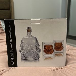 Storm trooper whiskey or brandy glass decanter NEW